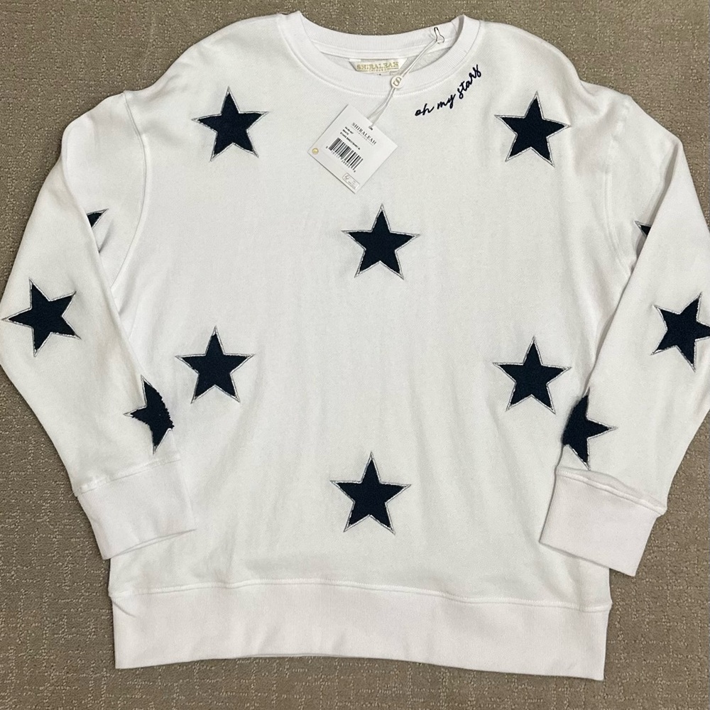 Shiraleah NWT MEDIUM Star Sweatshirt